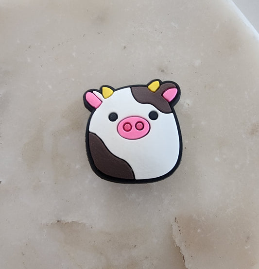 Cow- White, brown,pink and yellow