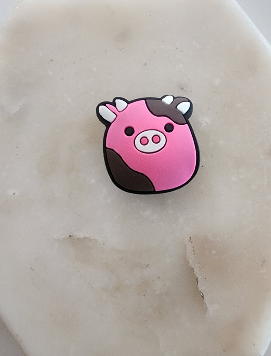 Pink and Brown cow